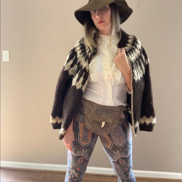 Vintage 60s/70s Nordic Wool Fairisle Sweater - Picture 8 of 8